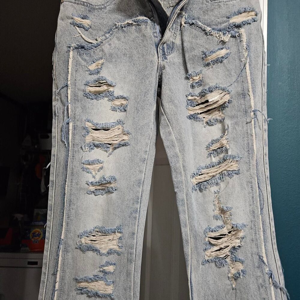 Homme Femme Men's Blue Jeans